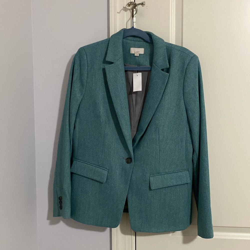 Teal Color Blazer
